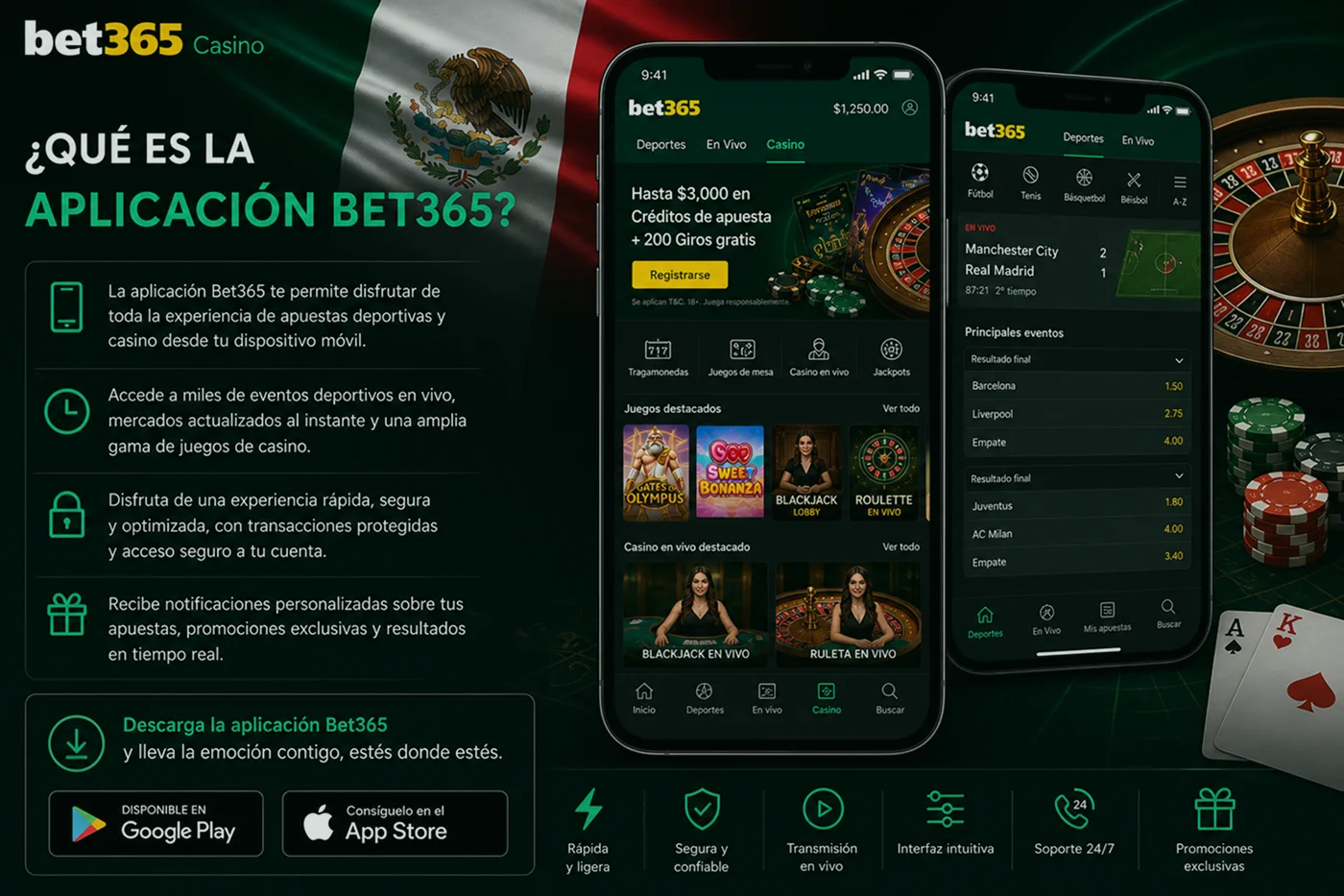 Qué es la aplicación Bet365 Casino