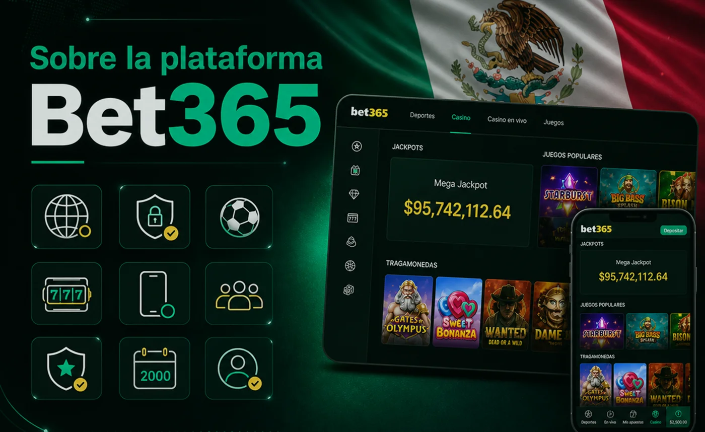 Sobre la plataforma Bet365 Casino en México